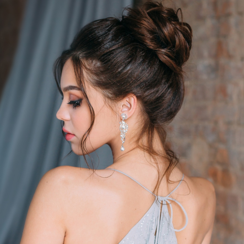 COUTURE PEARL DROP EARRINGS