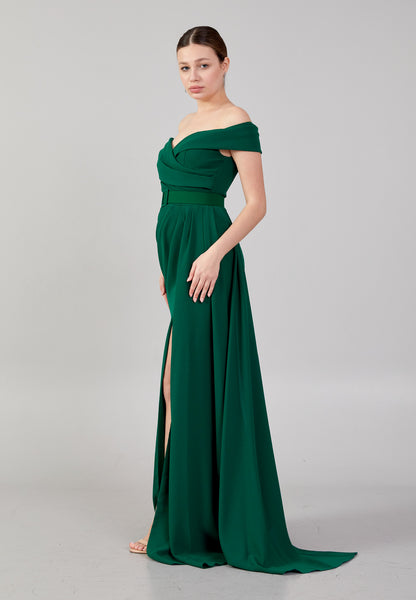 Elegantes Abendkleid in Grün