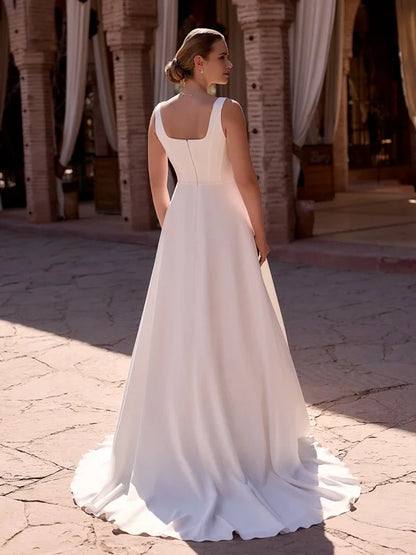 SNOW QUEEN - Elegantes Fit-and-Flare Brautkleid