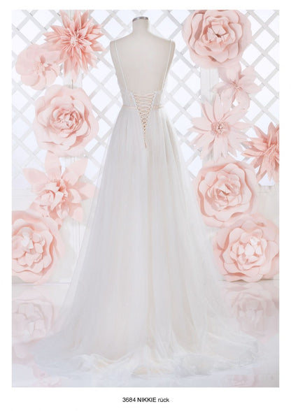 Brautkleid Ivory/Champage NIKKI